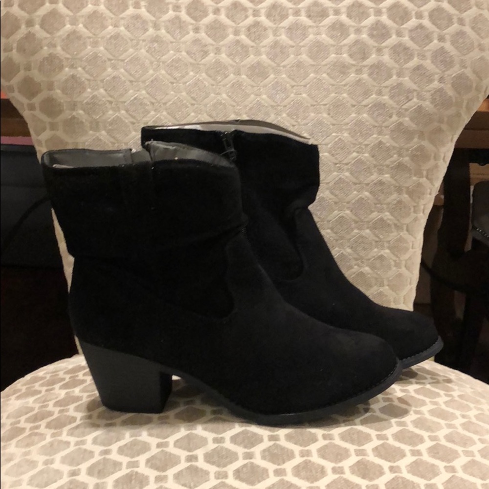 Pop Womens Eilat Cowboy Boots Block Heel